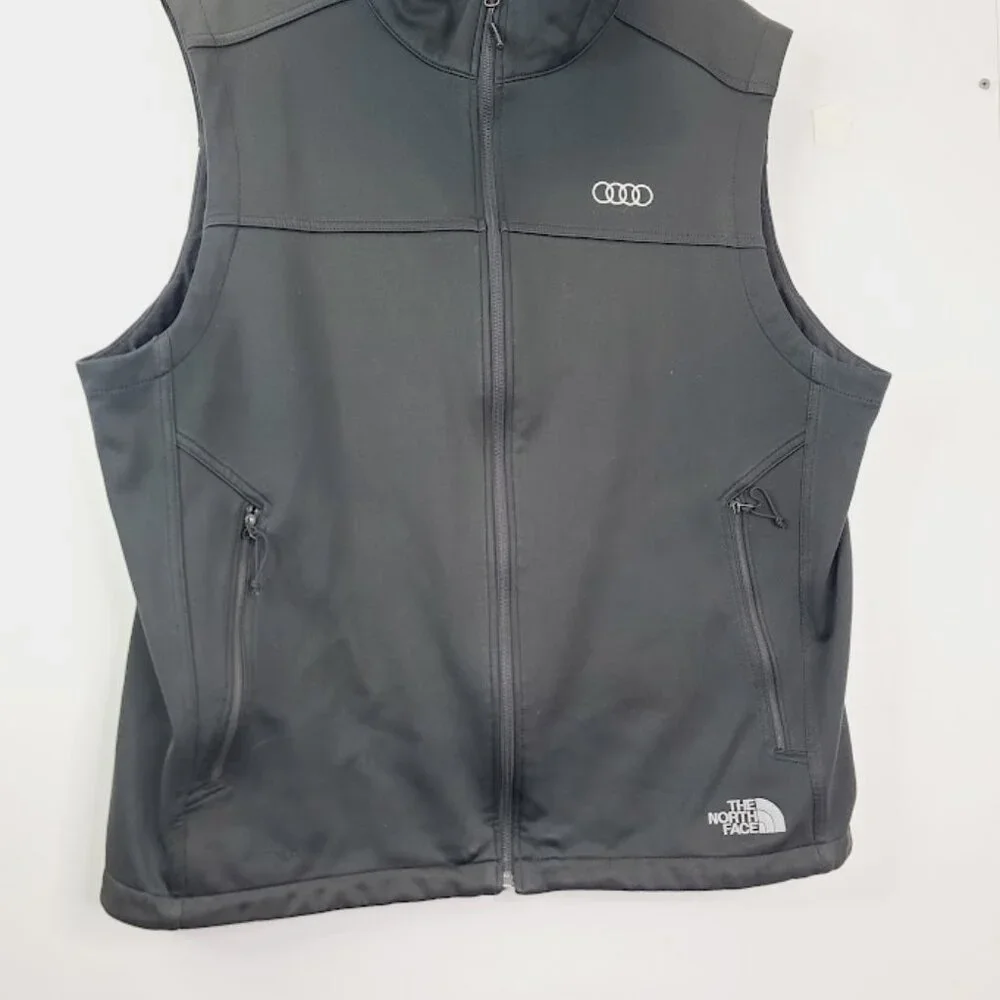 The North Face Men's Black Sleeveless Outdoor Full‎ Zip Winter Vest Size XL
